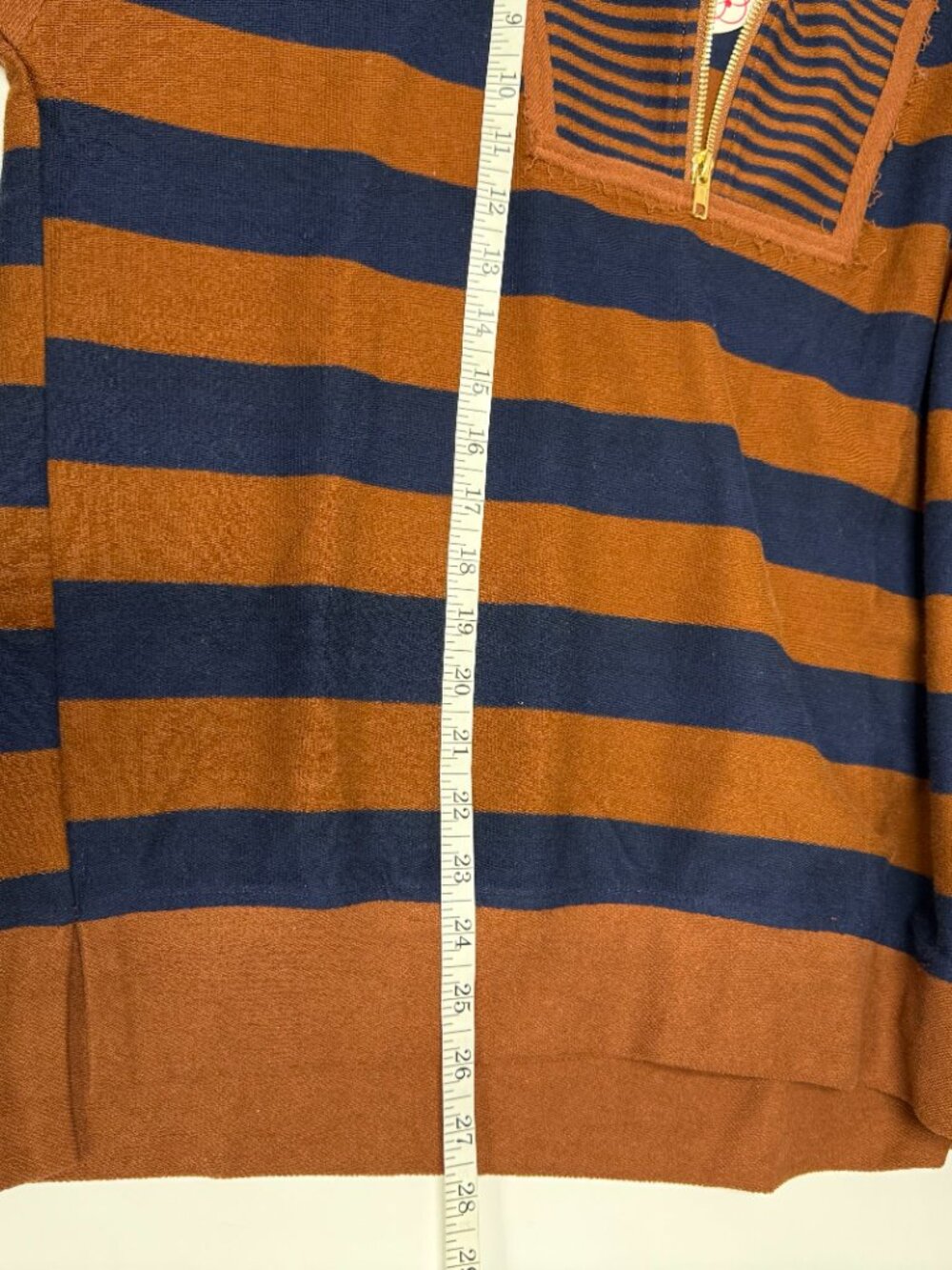 *NEW* Umgee Striped Half Zip Top - Picture 9 of 9